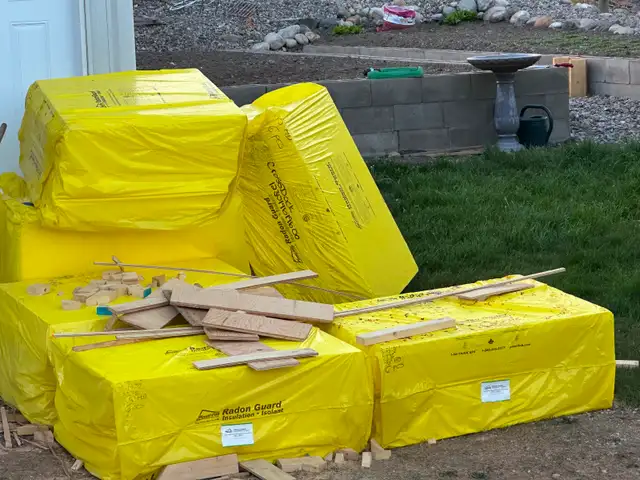40 pieces of radon guard insulation $ 12 each