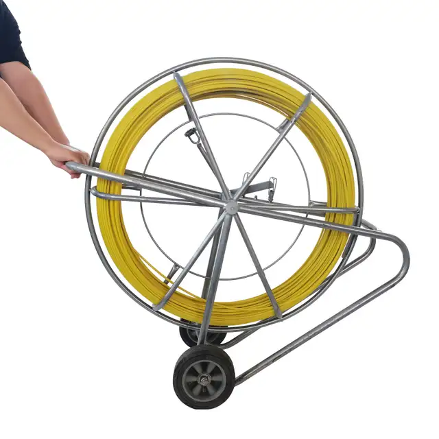 8mm Fish Tape Fiberglass Duct Rod Puller Wire Cable Run 170550 - Photo 6