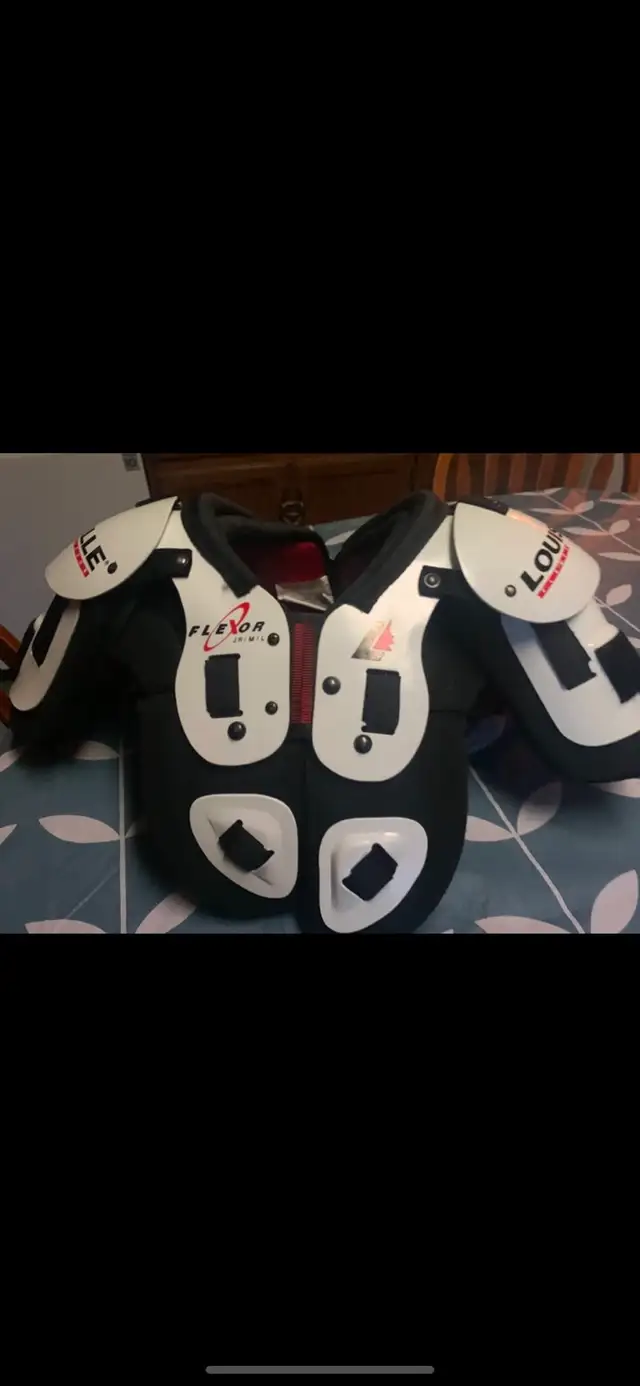 Louisville Flexor Football Shoulder Pads JR/M/L - Photo 2