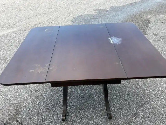 Free delivery used Drop leaf dining table - Photo 6