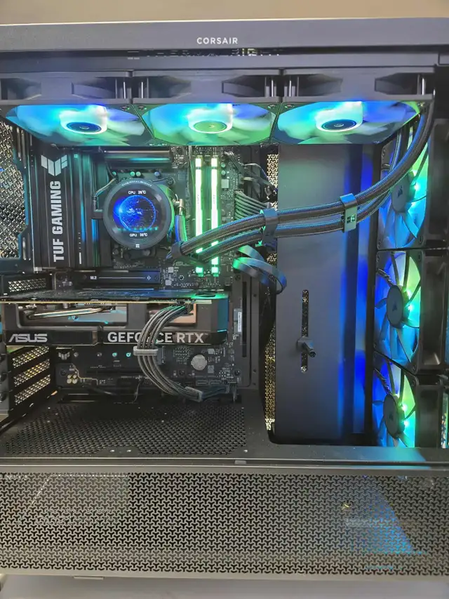 PC GAMING AMD RYZEN 7 9800X3D RTX 4070 12GB 64GB DDR5 NVMe 2TB - Photo 5