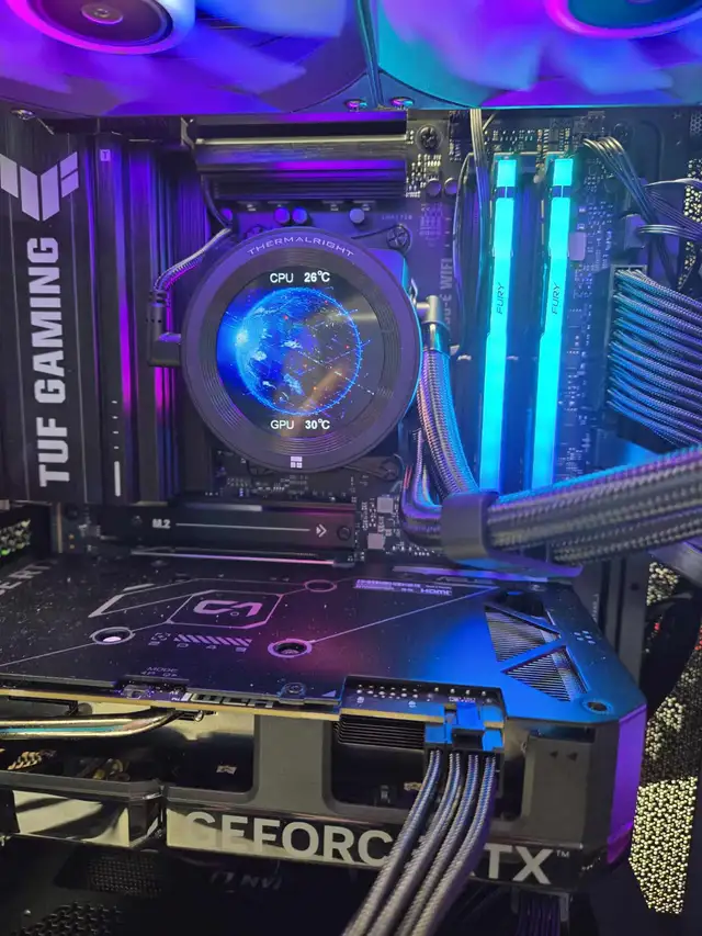 PC GAMING AMD RYZEN 7 9800X3D RTX 4070 12GB 64GB DDR5 NVMe 2TB - Photo 7
