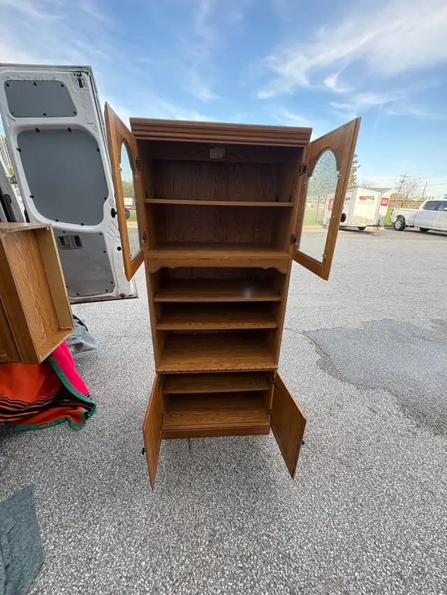 Free delivery used Bookcase with Glass Doors - Photo 4