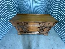 Free delivery antique Vintage Oak Sideboard Dresser - Photo 6