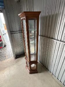 Free delivery used curio Glass Display Cabinet - Photo 3