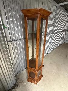 Free delivery used curio Glass Display Cabinet - Photo 5
