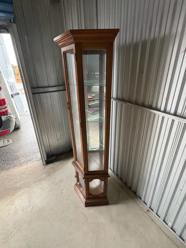 Free delivery used curio Glass Display Cabinet - Photo 6
