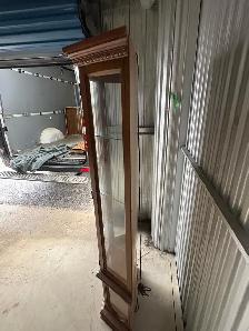 Free delivery used curio Glass Display Cabinet - Photo 7