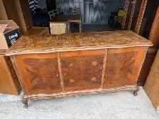 Free delivery antique Vintage Wooden Buffet/Sideboard - Photo 4