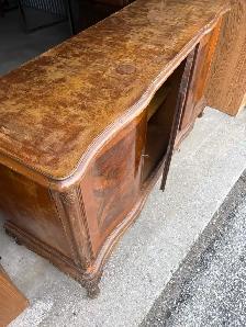 Free delivery antique Vintage Wooden Buffet/Sideboard - Photo 6