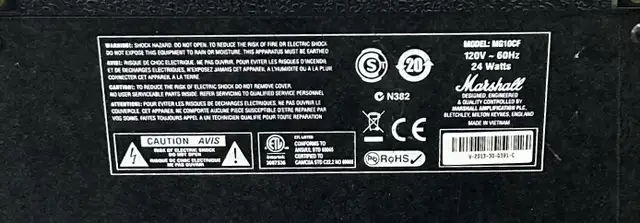 Marshall MG10 Guitar Amp - Photo 3