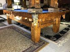 B9Tables de billard antiques (vente, transport, installation)
