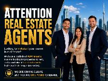 ATTENTION REAL ESTATE AGENTS (NEW & EXPERIENCED)