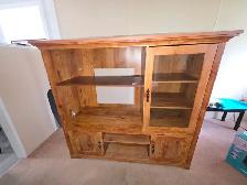 Entertainment Unit TV Stand Stereo Component Cabinet W 1 Drawer