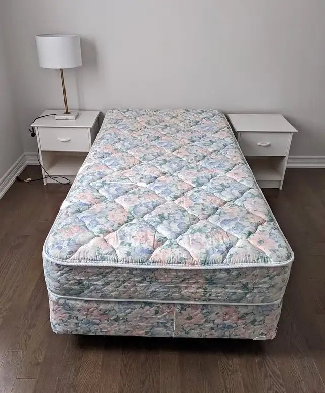 Single Bed Frame With Matching Box Spring