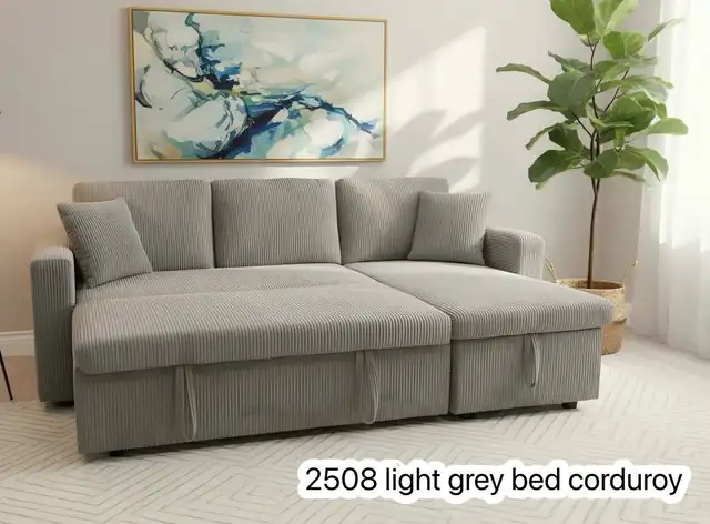 Modern Sectional Sofa with Clean Finish