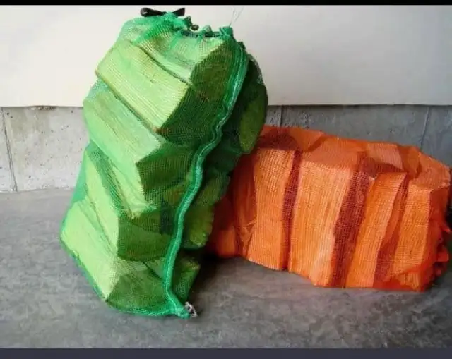 bag fire wood
