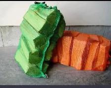bag fire wood