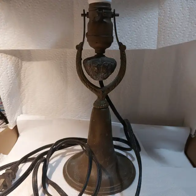 Vintage Bronze Lamp