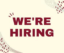 We are Hiring!