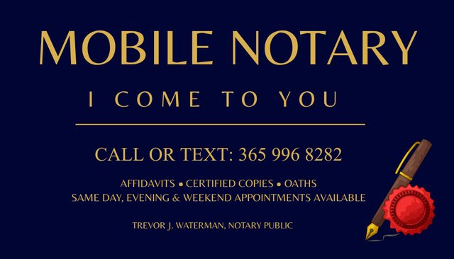 Notary Now! Notary to your door in Mississauga area