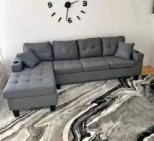 New Luxury L Shaped Sectional 4 Seater Sofa-Free Delivery