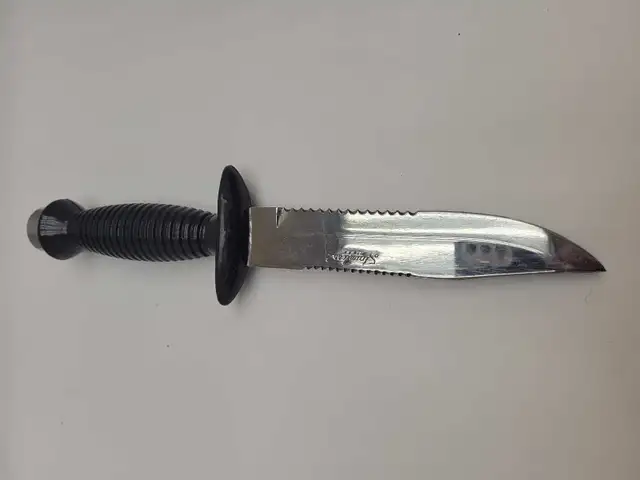 Vintage Eternal Trade Mark Scuba Diving Knife Dagger w/sheath - Photo 2