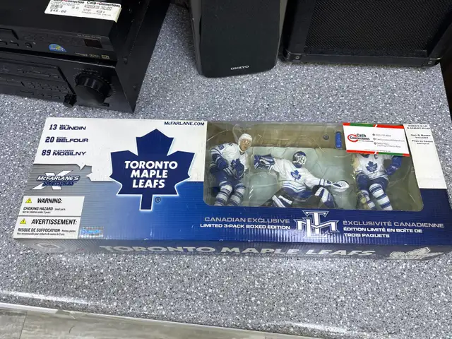 McFarlane 2002 Toronto Maple Leafs 3 Player Set Boxed