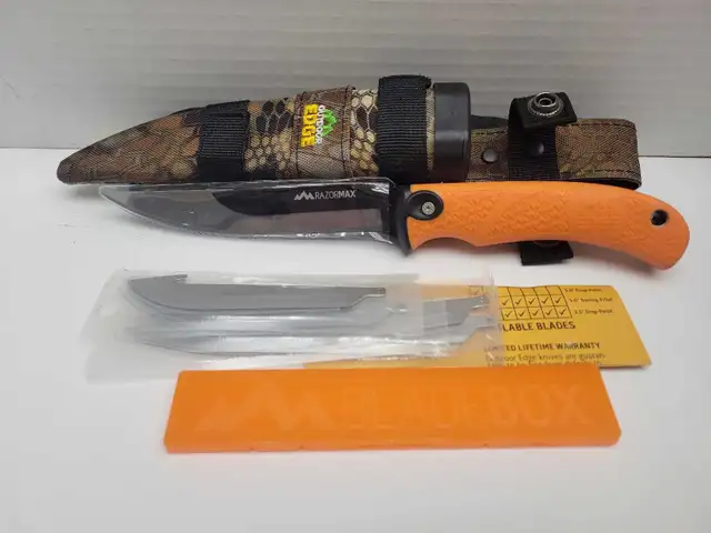 Outdoor Edge Swapable Survivor Knife w/sheath