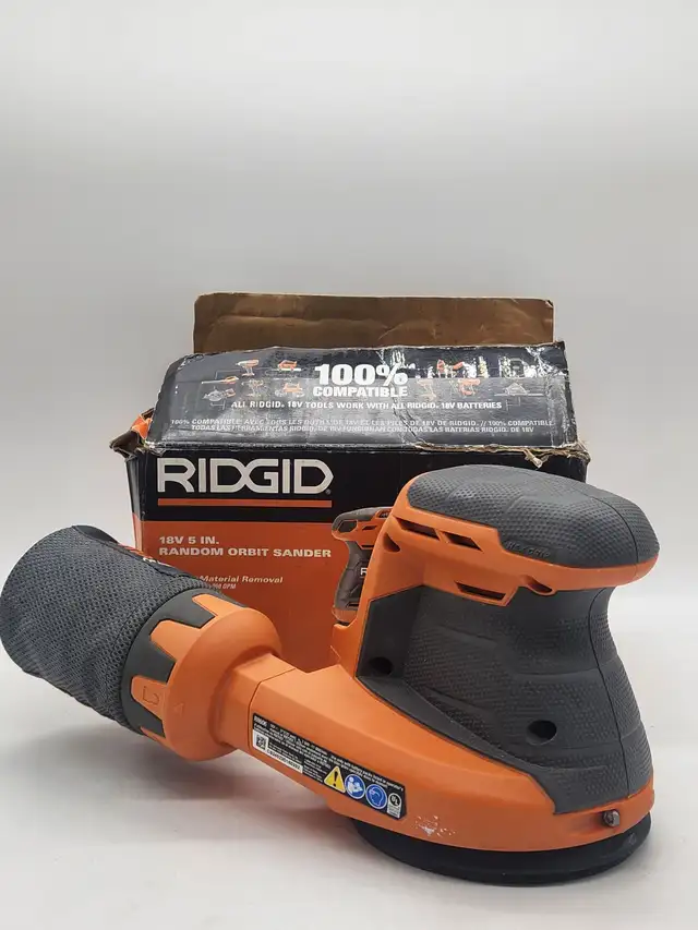 RIDGID 18V Cordless 5-inch Random Orbit Sander (Tool Only)