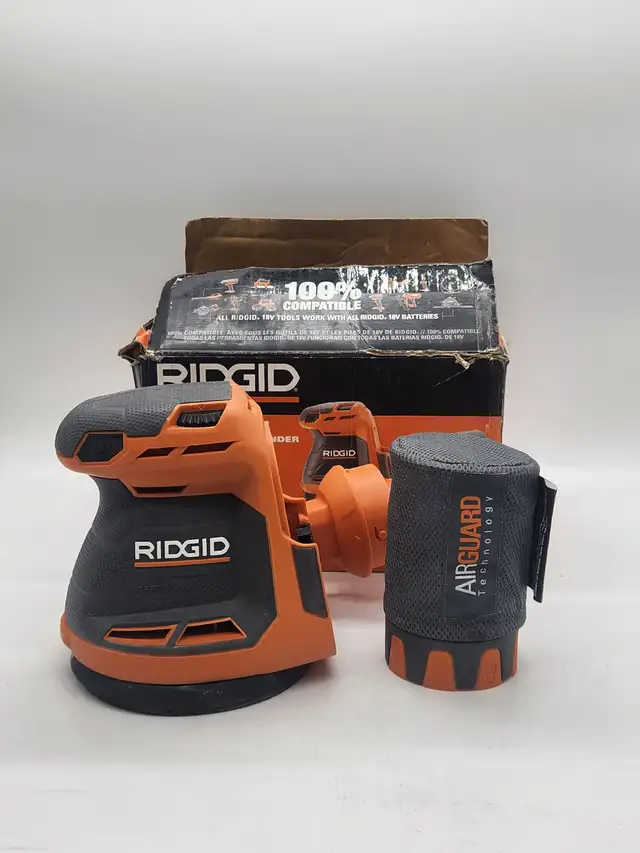 RIDGID 18V Cordless 5-inch Random Orbit Sander (Tool Only) - Photo 2