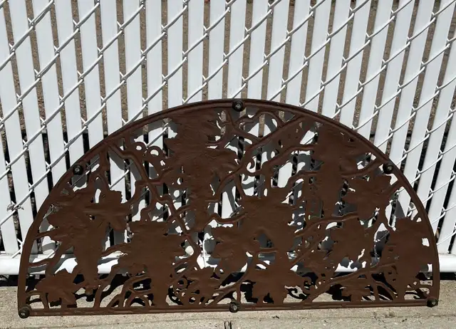 34.5 Inch Metal Decorative Fireplace Front - Photo 2