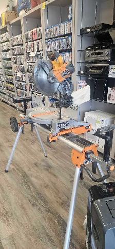 RIDGID Mitre Saw With Stand