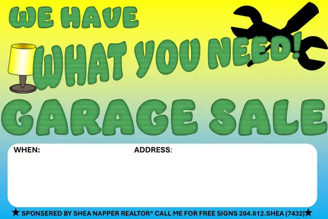 FREE GARAGE/YARD/ SALE SIGNS - Photo 6