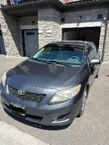 2009 Toyota Corolla manual transmission