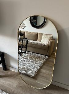 Miroir d'Ikea Lindbyn couleur or à vendre