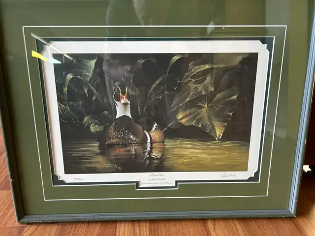 ONE DUCKS UNLIMITED 1993 COLLECTABLE PRINTAS PICTURED