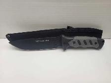 Outbound Carbon Black Putdoor Survival Fixed Blade knife