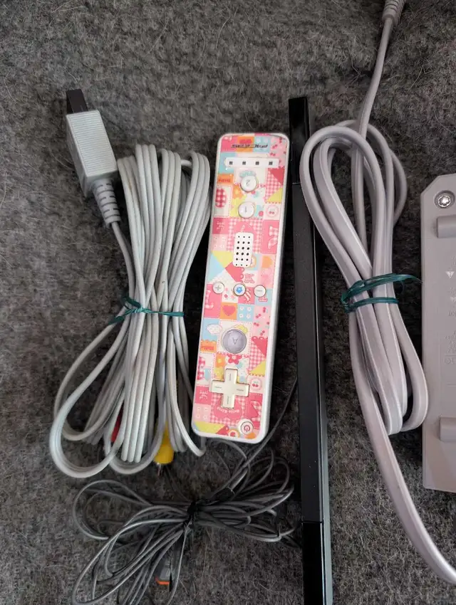 Wii system with balance board and fitness kit