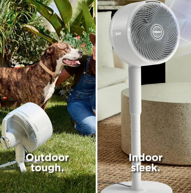 Fan Shark FlexBreeze Pedestal & Tabletop Oscillating with Remote - Photo 4