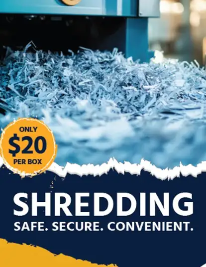 NEED LOCAL SHREDDING?
