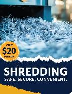 NEED LOCAL SHREDDING?