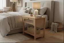 Brand New Modern 27" Rattan Nightstand Special selling at $39