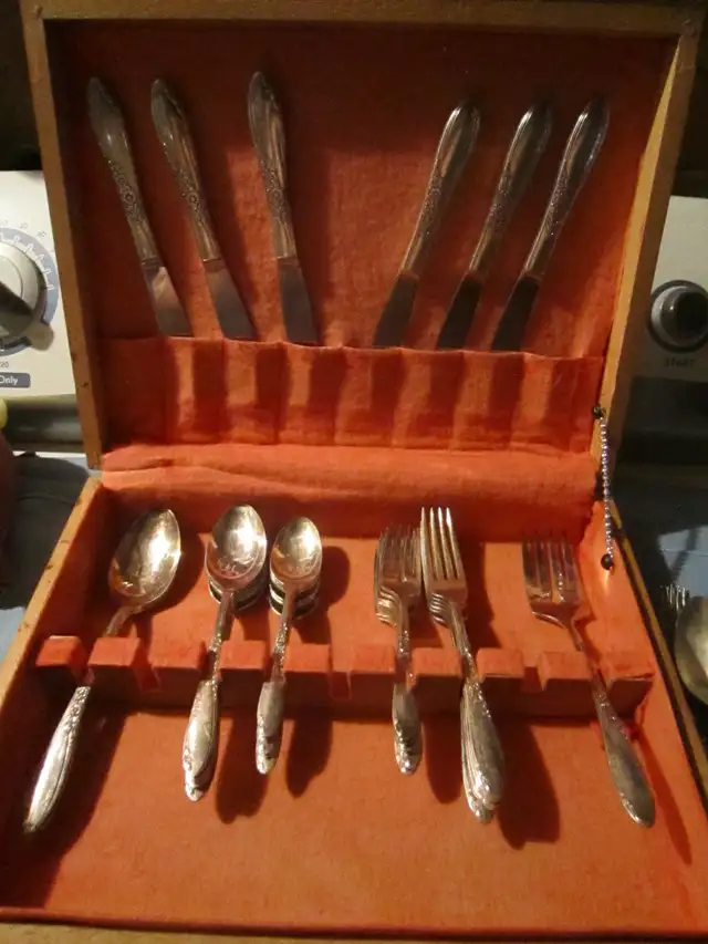 #42-15B  COUNTRY LANE silverware set for 6 - Photo 2