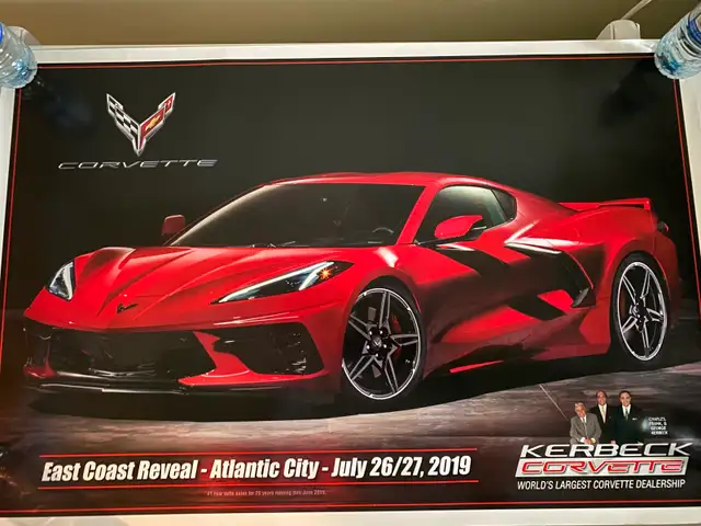 2020 Corvette C8 Posters, original dealer C8 release posters htf