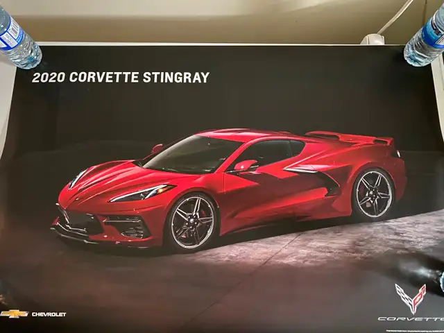 2020 Corvette C8 Posters, original dealer C8 release posters htf - Photo 3