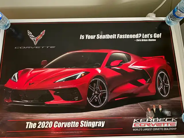 2020 Corvette C8 Posters, original dealer C8 release posters htf - Photo 5