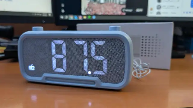 Artistic Multifunctional Alarm Clock – Open Box – Tested & V - Photo 3