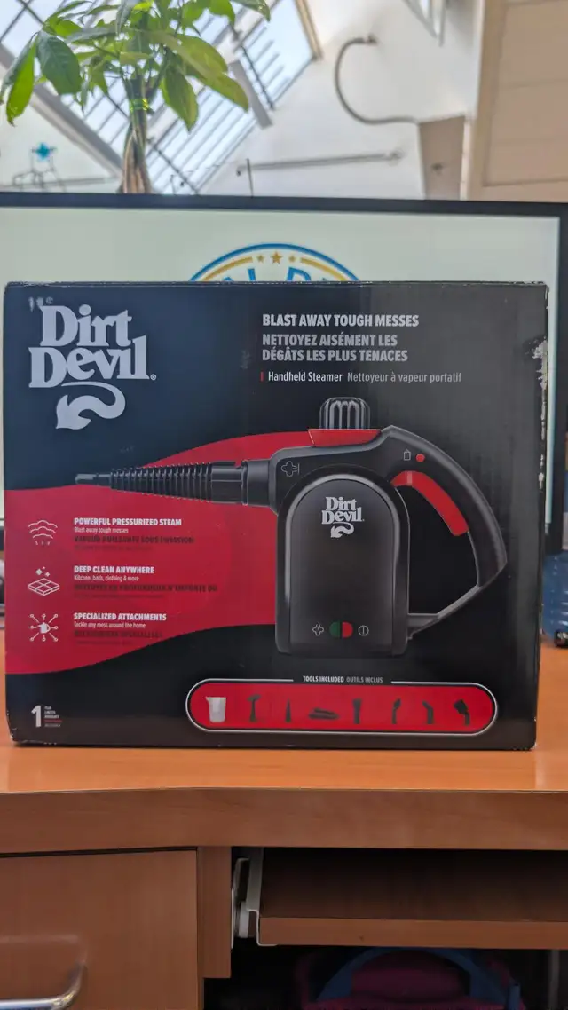 Dirt Devil Handheld Steamer – Brand New – Deep Clean Anything