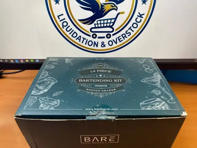 Bare Barrel 14-Piece Premium Bartending Kit
